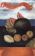 Frida Kahlo Still Life Life How i love you oil